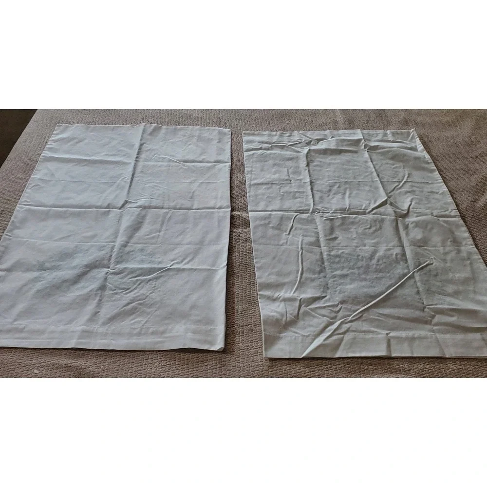 Bouquet‎ Cross Stitch Pillow Cases Completed Set Of 2 Victorian Country Cottage